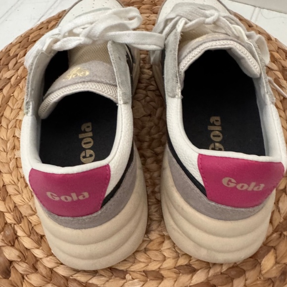 Gola Saturn Quadrant Chunky Sneaker White Black 7 - Picture 4 of 6